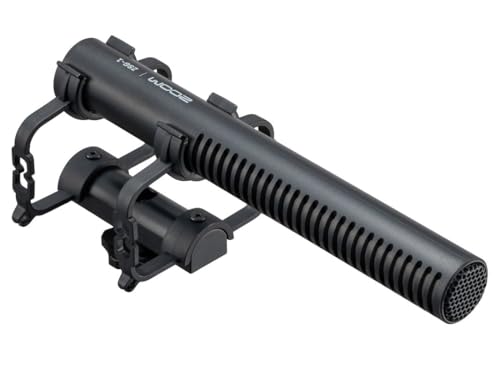 Zoom ZSG-1 Directional Microphone for Cameras and Smartphones, Black