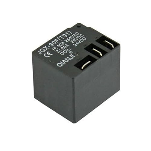 Relé de potencia JQX-30F T91 24V para placas PCB y automatización de alta corriente 30A