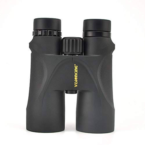 Binocular Visionking 12x50 Compact Clear, Large Eyepiece Waterproof Binocular for Adult Kid, Durable High Power Easy Focus Binocular for Bird Watching,Concert, Outdoor Sport Hunting,Theater, Travel
