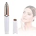 Produktbild Mini-Augenbrauen-Trimmer für Frauen und Männer - Schmerzloser tragbarer Augenbrauen-Haarentferner mit Licht - Präzisions-elektrische Augenbraue mit vergoldetem 18-Karat-Kopf-White