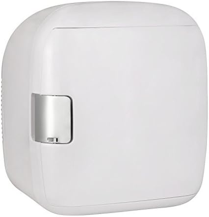 Gourmia GMF900 Thermoelectric Mini Fridge Cooler and Warmer - 9 Can - For Home,Office, Car, Dorm or Boat - Compact & Portable - AC & DC Power Cords - White