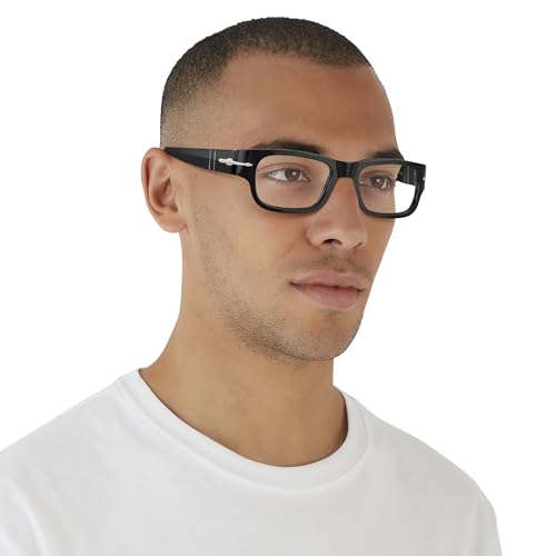 Image of Persol mens Po3324v Square Prescription Eyewear Frames