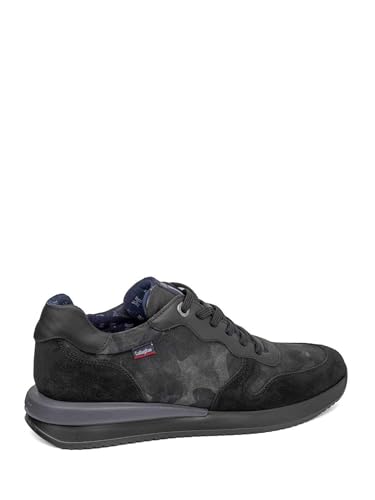 Baskets homme noir Callaghan 51105 anti-mal de pied pour marcher - 2