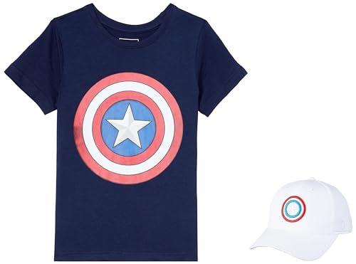 Image of Amazon Brand - Symbol Boy's Marvel Regular Fit T-Shirt, Cotton Crew Neck