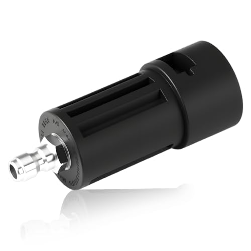 unillea Pressure Washer Quick Connect Adapter 1/4 '' Plug, High Pressure Connector for Power Washer Hose, Wand, and Nozzle, Compatible with Karcher K2-K7 Series, for Fast Release Cleaning Accessories