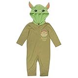 Star Wars Baby Yoda The Mandalorian Baby Boys Costume Coverall 6-12 Months Green
