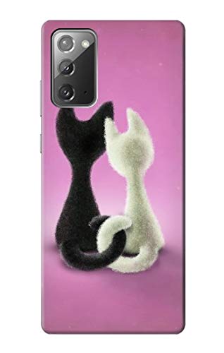 Innovedesire Love Cat Funda Carcasa Case para Samsung Galaxy Note 20