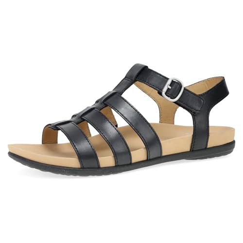 Image of Dansko Janice Fisherman Sandal for Women - Leather Linings and Uppers for All-Day Comfort - Dual-Density EVA Footbed and Lightweight Rubber Outsole for Long-Lasting Wear