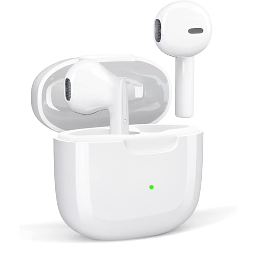 Wireless Earbuds, Bluetooth 5.3 Headphones In Ear with ENC Noise Cancelling Deep Bass Mic, 50H Bluetooth Earphones, Ear Buds Headphones IP8 Waterproof Touch Control for iPhone/Android/Samsung