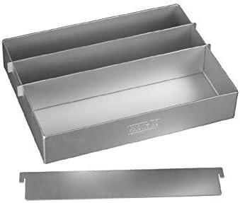 Silver Anodised Battenberg Cake Tin 11983