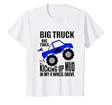 Niños Big Truck Big Tire My 4 Wheel Drive Monster Truck Baby Boy Camiseta