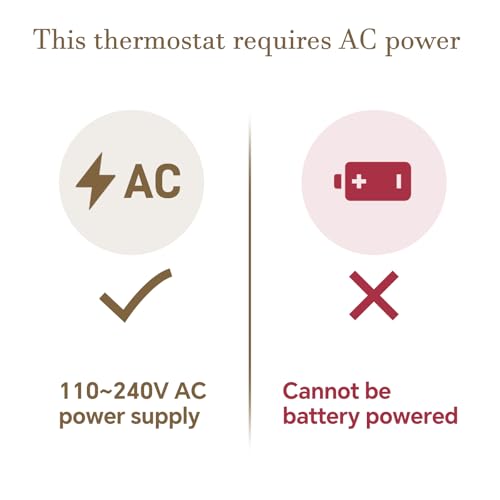 Beok Wifi Thermostat for Gas Boiler Smart Room Thermostats Wall Digital Thermostat Central Heating Controller Compatible with Alexa, Google Home 220V 3A TGR85WIFI-WPB - Image 3