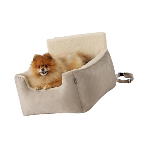 Pet Includes Washable Cover and Straps for Small Dogs Comfortable Bed Double Use for Home and Travel Antislip Dog Boosters