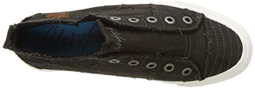 Blowfish Malibu Womens Play Sneaker, Black Smoked Canvas, 7 Us #TOP4