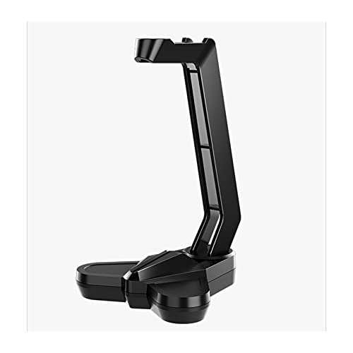 sararui Headphone Stand Headphone Stand PC Gaming Headset Stand Creative Headset Holder Management/Tray Gamer Headphone Holder Desk Organizer (Black) Headset Stand
