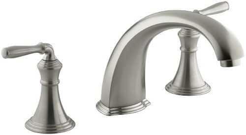 Kohler K-T398-4-Bn Devonshire Deck-/Rim-Mount Bath Faucet Trim For High-Flow Valve With 9 Inch Non-Diverter Spout And Lever Handles (Valve Not Included) #TOP27
