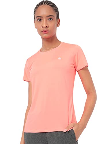 | Round Neck Gym Athleisure T Shirt for Women