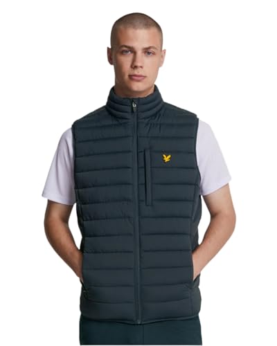 Image of Lyle & Scott Light Jackets Stretch Lightweight Quilted Gilet Z271 Dark Navy, M