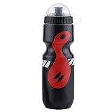 BUMSIEMO Side Entry Bidonhouder Fiets Bidon Met Kooi Mount Houder 650 ml Buitensporten Voor Fietsen Zwart Rood