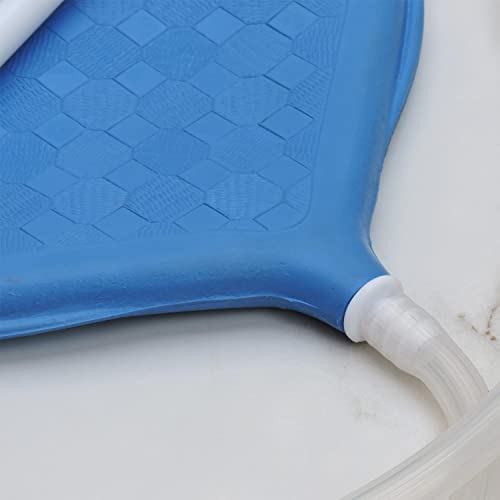Rubber Enema Bag Kit for Colon Cleansing with Silicone Hose (2 Quart, Open Top) - Blue