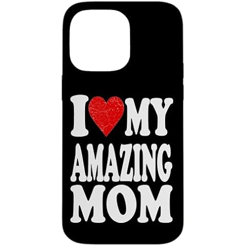 i Love My Mom Heart Family Case Cover