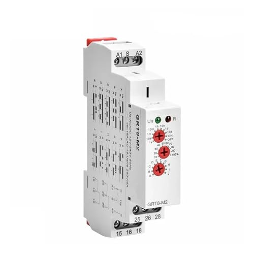 Relais minuterie multifonction 12V 24V 220V rail DIN