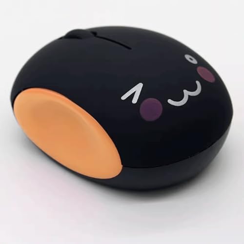 Qxmiguel Lindo Mouse inalámbrico con Receptor USB de 2.4GHz Dual Modo Computadora Haga Clic en Silencio para PC portátiles con Almohadilla de Mouse