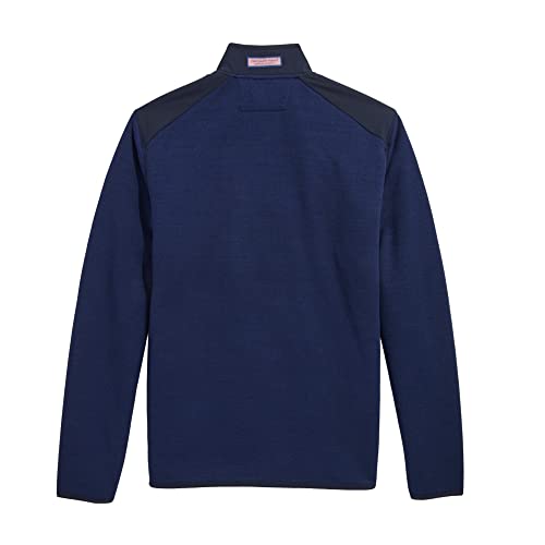 Image of vineyard vines Men's Mountain Sweater Fleece Quarter-zip