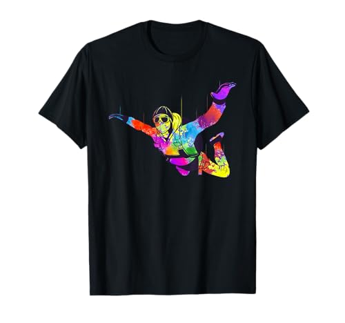 Cool Skydiving Art for Men Women Indoor Skydive Sky Diving T-Shirt