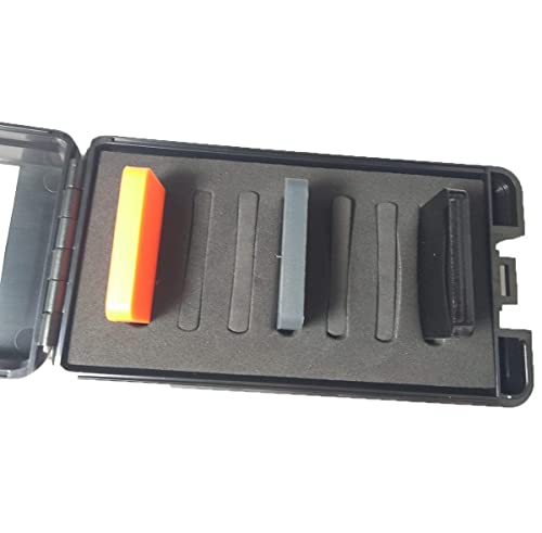 Yfyiqi Type D Shore Durometer Hardness Test Blocks Kit For Hard Rubber And Plastics Measurement 3 Different Color Block #TOP3