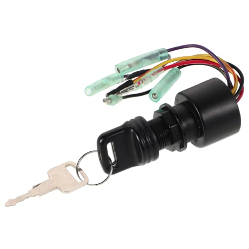 Interruptor de encendido de 6 cables de poliéster y latón para motores fueraborda de barcos