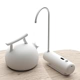TMASTER Sea Ghost, dispenser per bottiglia d'acqua da tavolo, ricarica USB di tipo C, pompa automatica per acqua potabile da 5 galloni e bottiglie universali, dispenser elettrico portatile per casa,