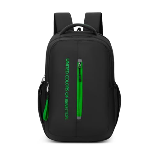 Unisex High-School Backpack RUNWAY | 3-Compartment Slim Design with Branded Print | Backpack for School Girls and Boys | 25L Capacity