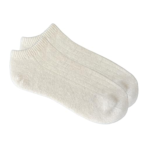 Image of 92% Merino Wool Socks No Show Low Cut Hiking Travel Home, Mongolia | Mongolian, Heavy, Cushoned, Naturally, Sustainable, Pure 92% Wool, Non-Recycled, Breathable, All-weather comfort