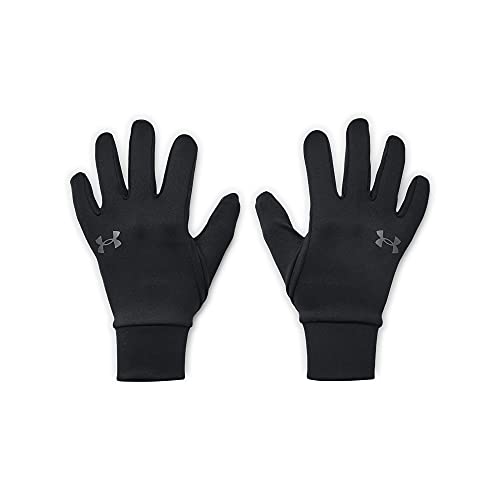 Gants Under Armour UA Storm Liner garçon noirs légers et déperlants