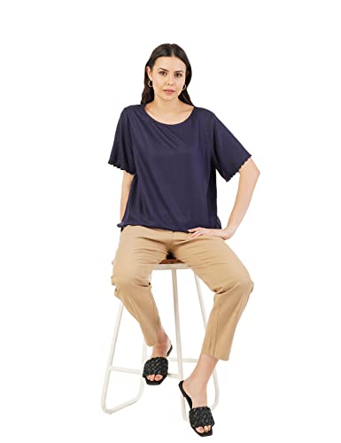 Image of FYLTR Women's Stretch Cotton Comfort Chinos with Elasticated Waistband