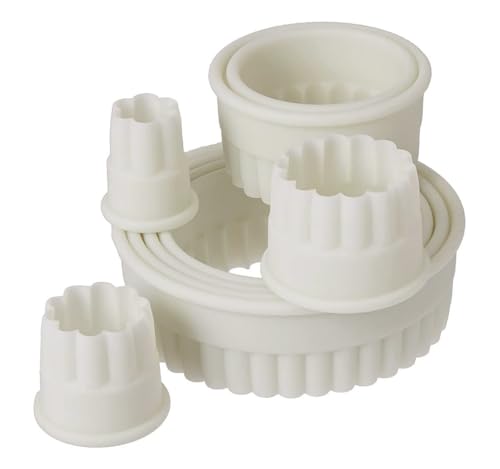 IBILI 784200 Lot de 9 emporte-pièces arrondi dentelé