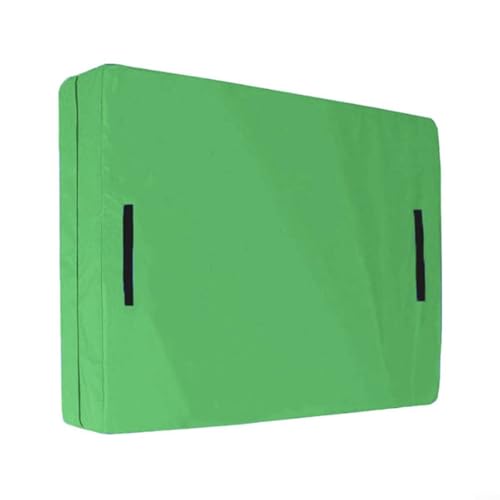NiuLumea Bolsa de colchón Oxford 210D para mudanza, funda de almacenamiento impermeable con 8 asas, protector reutilizable para camas Queen King de hasta 15 pulgadas de profundidad, gris (verde)