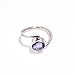 Elegance 8X6 mm Handmade Rings Bezel Set Gemstone 925 Sterling Silver Statement Ring For Women Christmas Promise Ring Size Gift For Women, Girl, Anniversary Gift, Christmas. (tanzanite, 6)