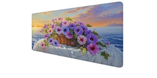 Tapete escritorio de 800x400mm con diseño floral para organizar y renovar tu espacio de PC