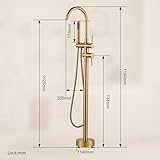 Zoom IMG-2 arcora rubinetto per vasca da Zoom IMG-2 arcora rubinetto per vasca da