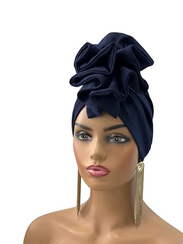 Pre-Tied Turban | Pretied Head Wraps For Chemo | Hair Loss Cover | Christmas Head Wraps | Alopecia Scarfs