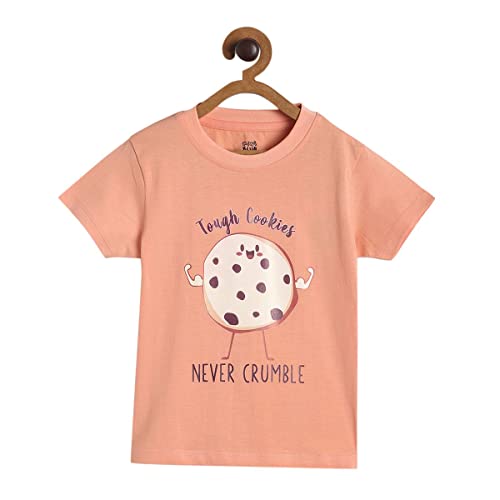 Image of miniklub Boys Green Printed Cotton T-Shirt