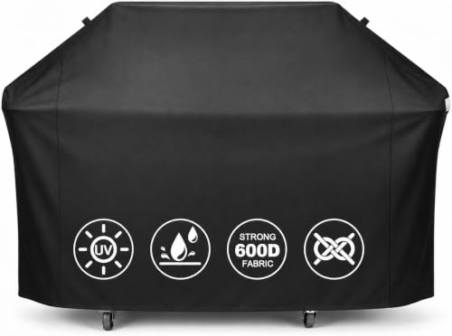 Image of QuliMetal Grill Cover for Outdoor Grill 60 Inch, Heavy Duty Waterproof