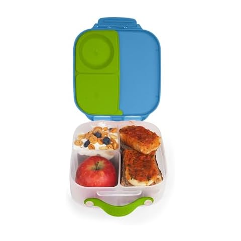 b.box Mini Lunchbox with 3 Compartments Cover