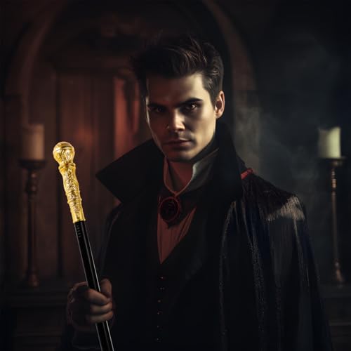 Spooktacular Creations Walking Cane Costume, Vintage Staff Prop Stick Accesso...