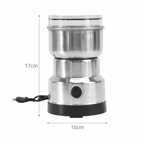 Image of 1000W Electric Grinder SC-8200-300ML Heavy Duty Spice & Coffee Grinder - 4Leaf Stainless Steel Cross Blade,Food Grade Steel,One-Touch Operation,Multi-Purpose Dry Grinder for Spices,Nuts,Herbs & Grains