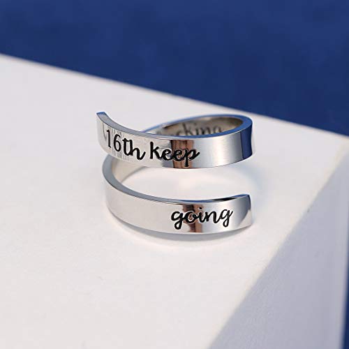 Anillo de acero inoxidable Suyi con acabado pulido espejo y grabado de alta precision 4