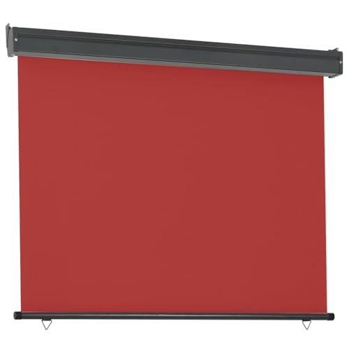 Store latéral pour balcon en polyester durable avec rouleau en aluminium