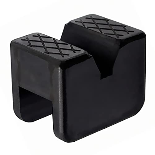 Jack Pad Jack Lift Pad Adapter for Jack Stand Universal Rubber Slotted Frame Rail Pinch Welds Protector (1 Pack)